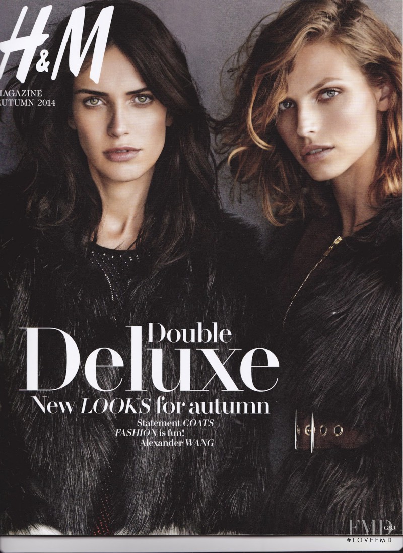 Karlina Caune featured on the H&M Magazine cover from September 2014