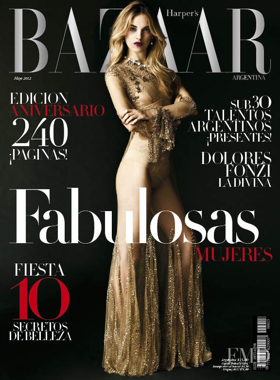 Naomi Preizler featured on the Harper\'s Bazaar Argentina cover from May 2012