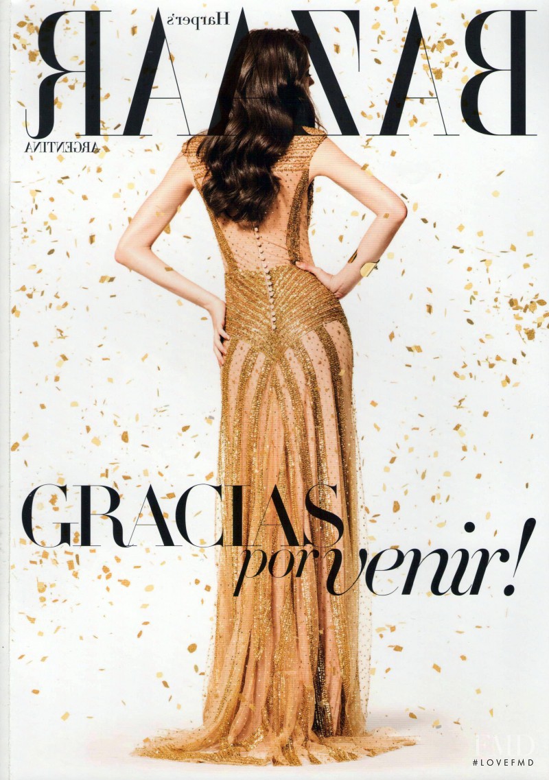 Carla Ciffoni featured on the Harper\'s Bazaar Argentina cover from December 2013