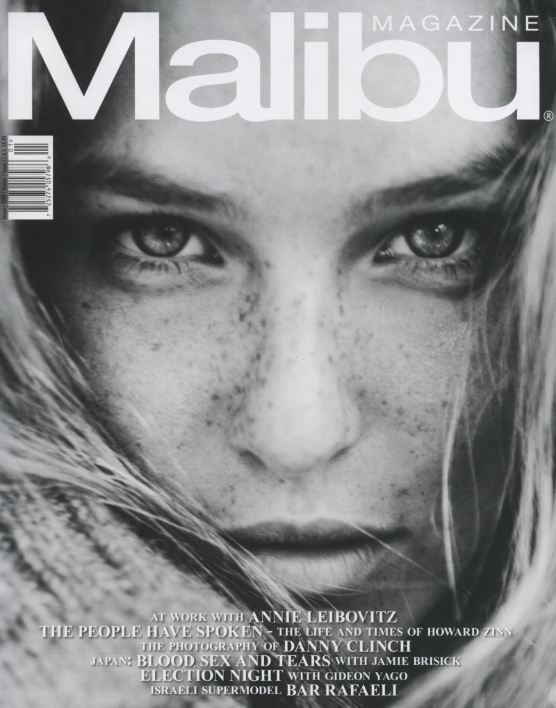 Miranda Kerr featured on the Malibu Magazine cover from January 2009