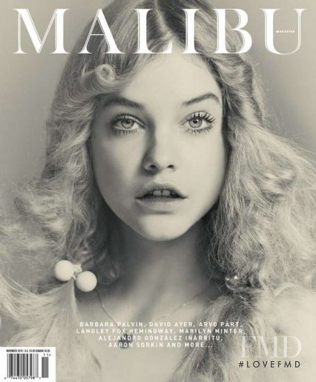 Barbara Palvin featured on the Malibu Magazine cover from November 2014