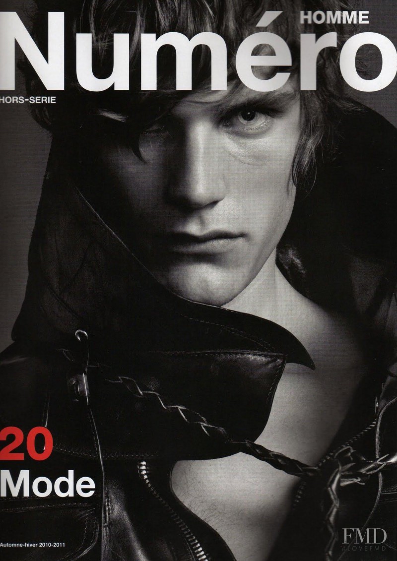 Anthon Wellsjo featured on the Numéro Homme cover from September 2010