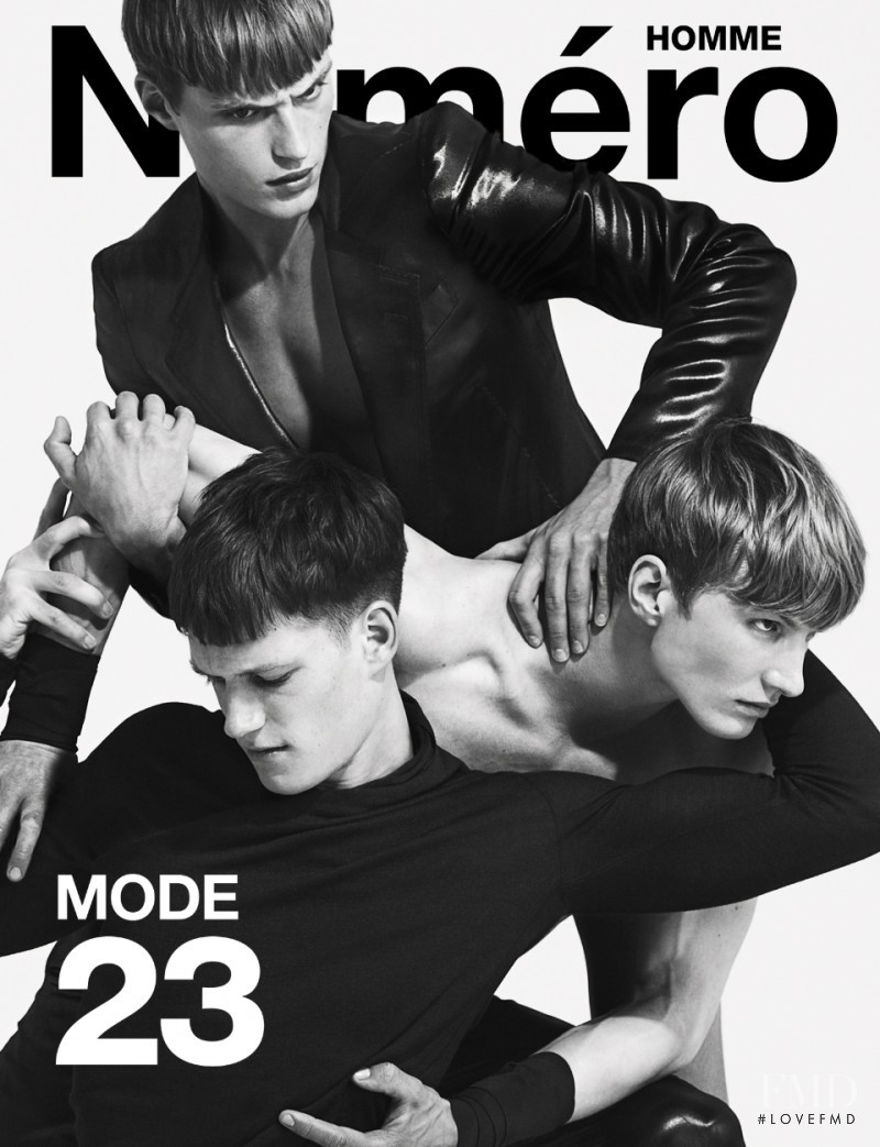  featured on the Numéro Homme cover from March 2012