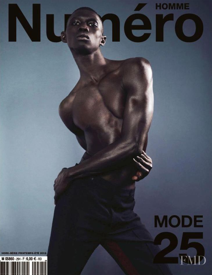 Fernando Cabral featured on the Numéro Homme cover from March 2013