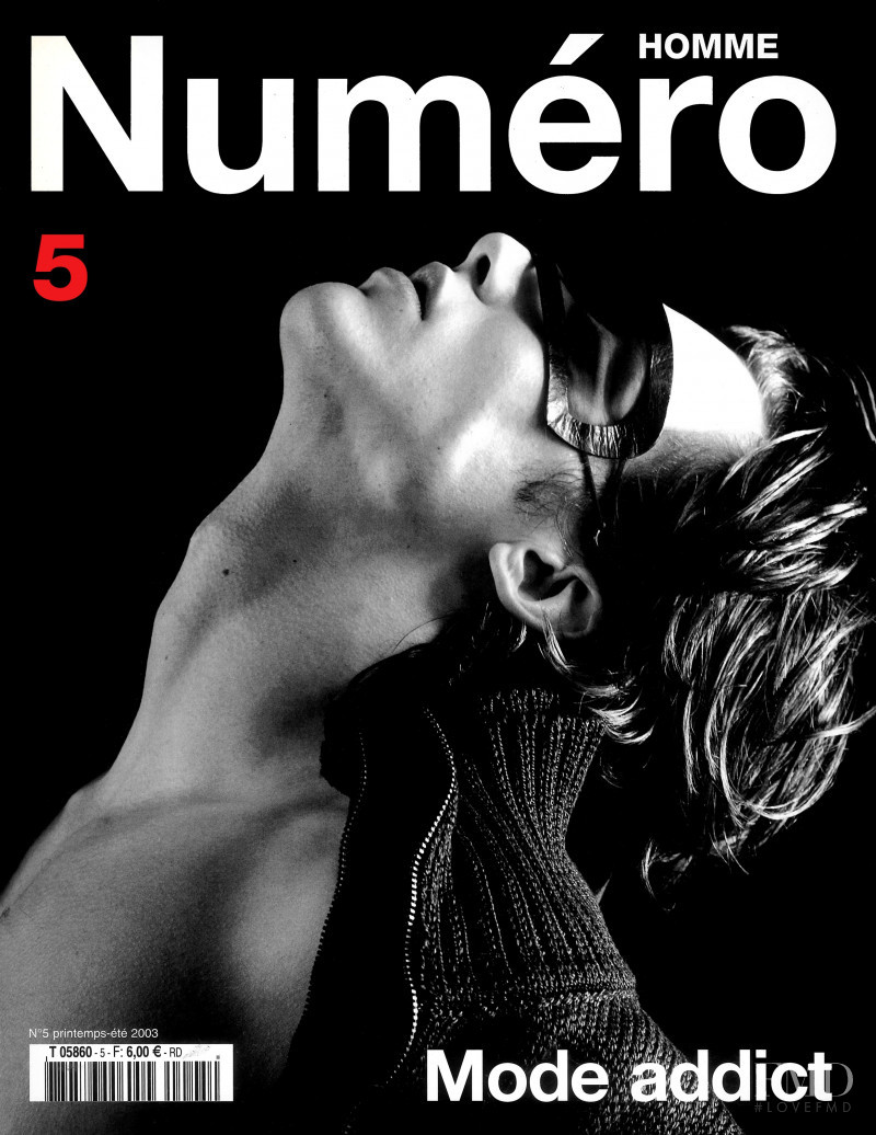 MICHAEL GANDOLFI featured on the Numéro Homme cover from February 2003