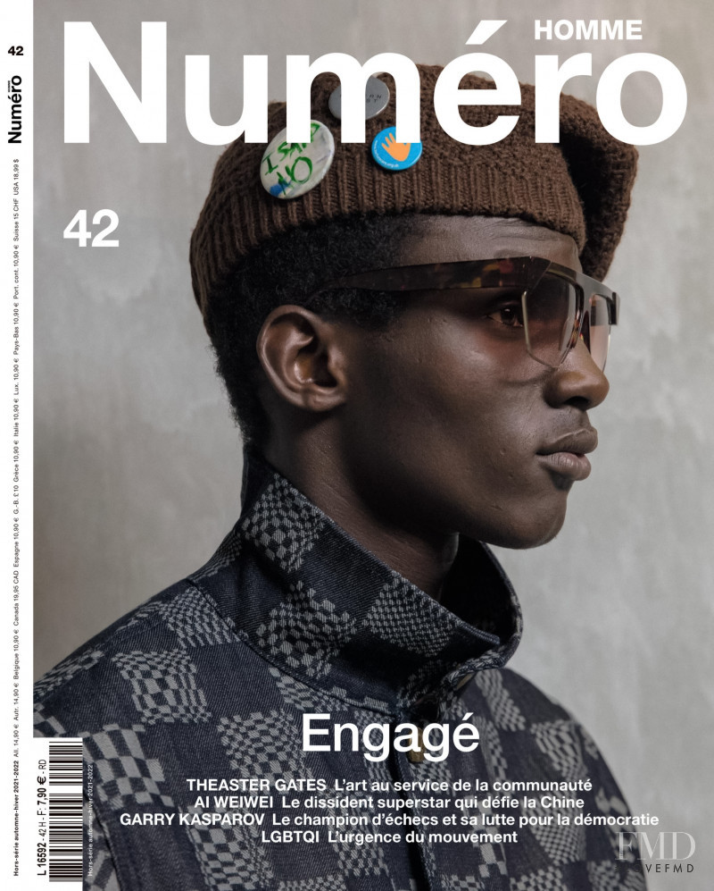  featured on the Numéro Homme cover from September 2021