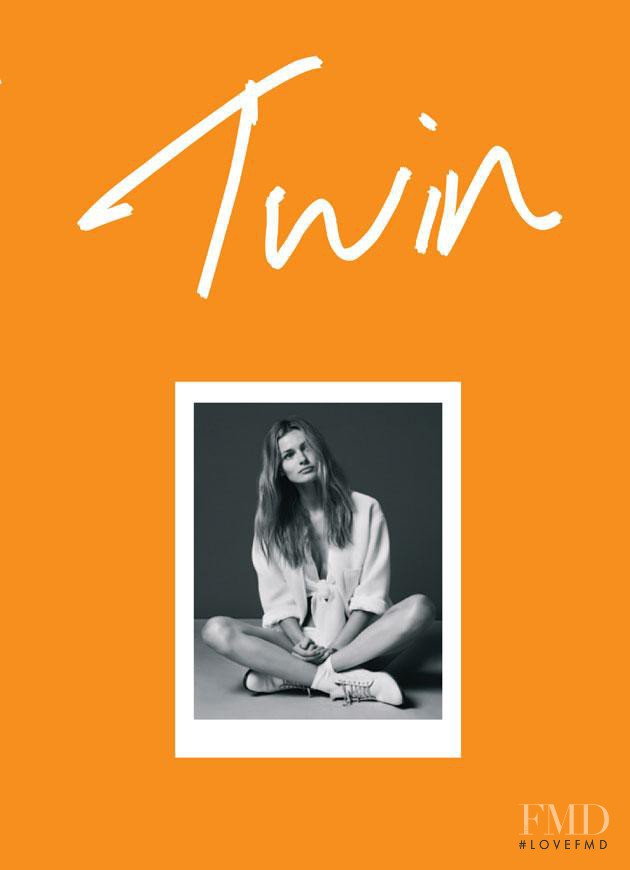 Edita Vilkeviciute featured on the Twin Magazine cover from March 2012