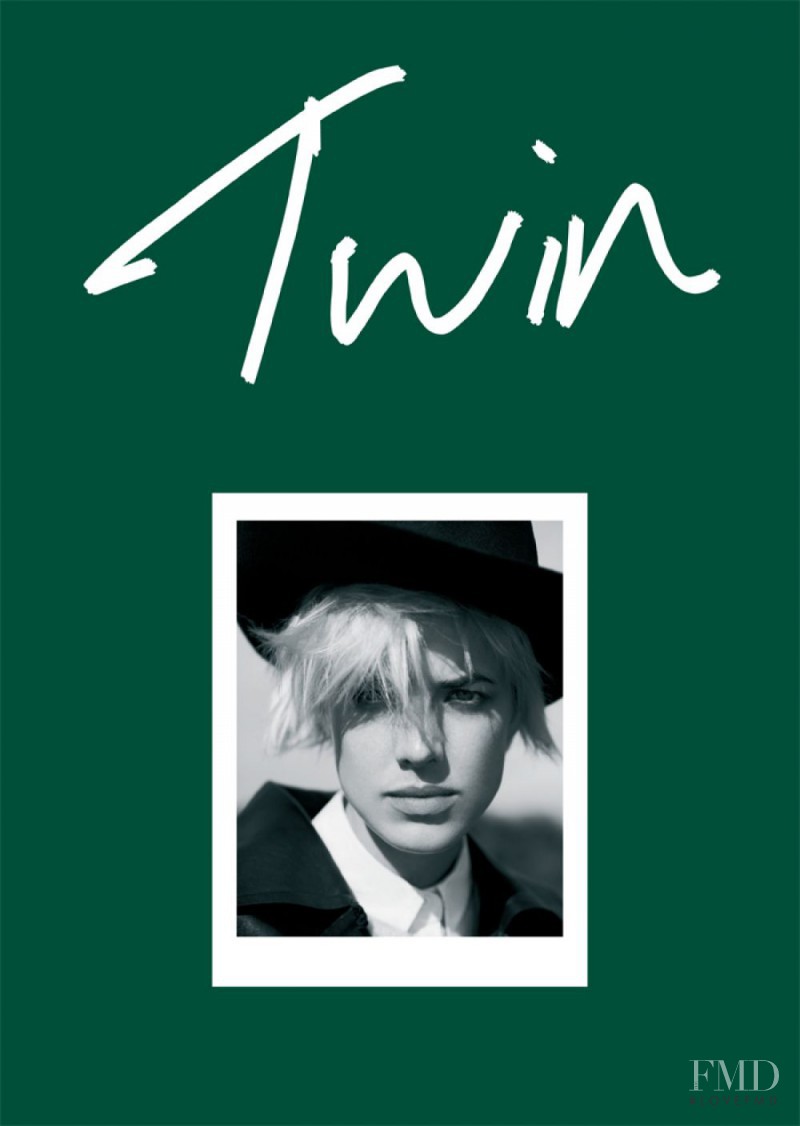 Agyness Deyn featured on the Twin Magazine cover from March 2012