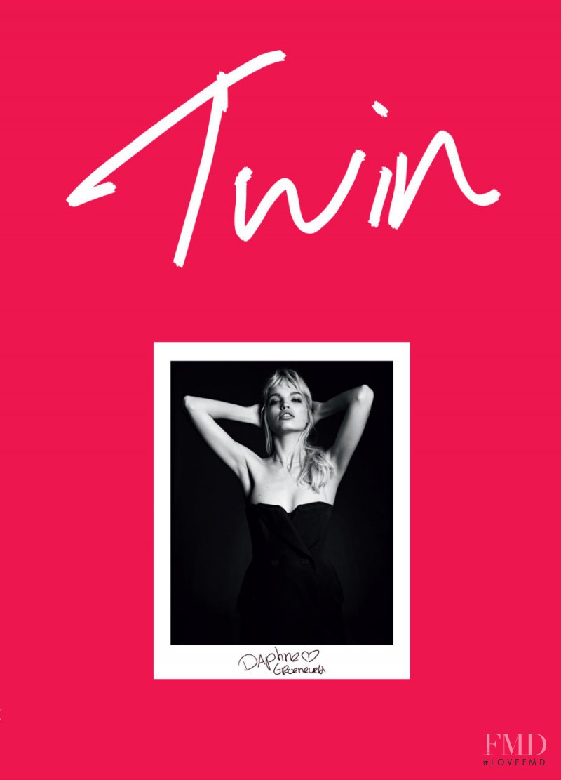 Daphne Groeneveld featured on the Twin Magazine cover from September 2013
