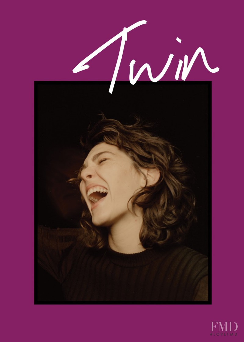 Steffy Argelich featured on the Twin Magazine cover from December 2015