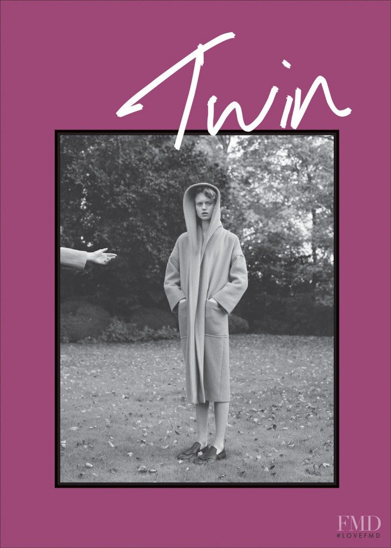 Frida Westerlund featured on the Twin Magazine cover from December 2015