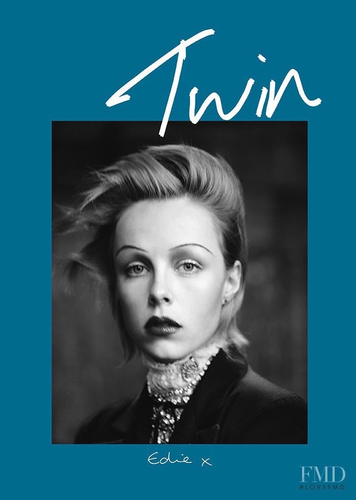 Edie Campbell featured on the Twin Magazine cover from March 2015