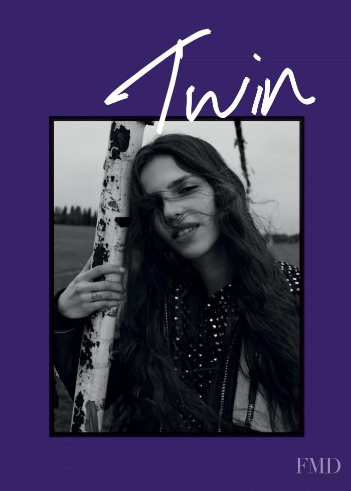 Hayett McCarthy featured on the Twin Magazine cover from September 2015