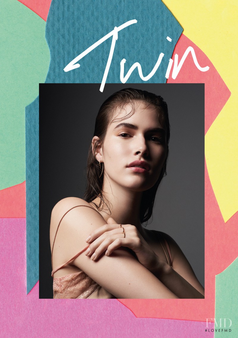 Vanessa Moody featured on the Twin Magazine cover from February 2017