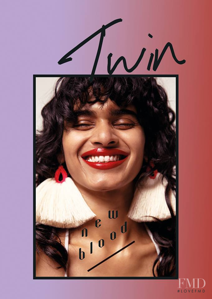 Radhika Nair featured on the Twin Magazine cover from March 2018