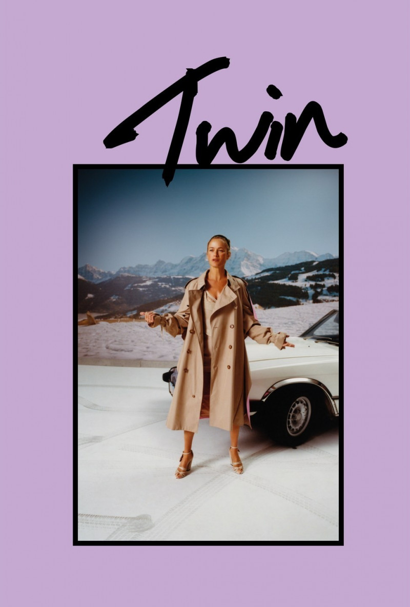 Carolyn Murphy featured on the Twin Magazine cover from March 2020