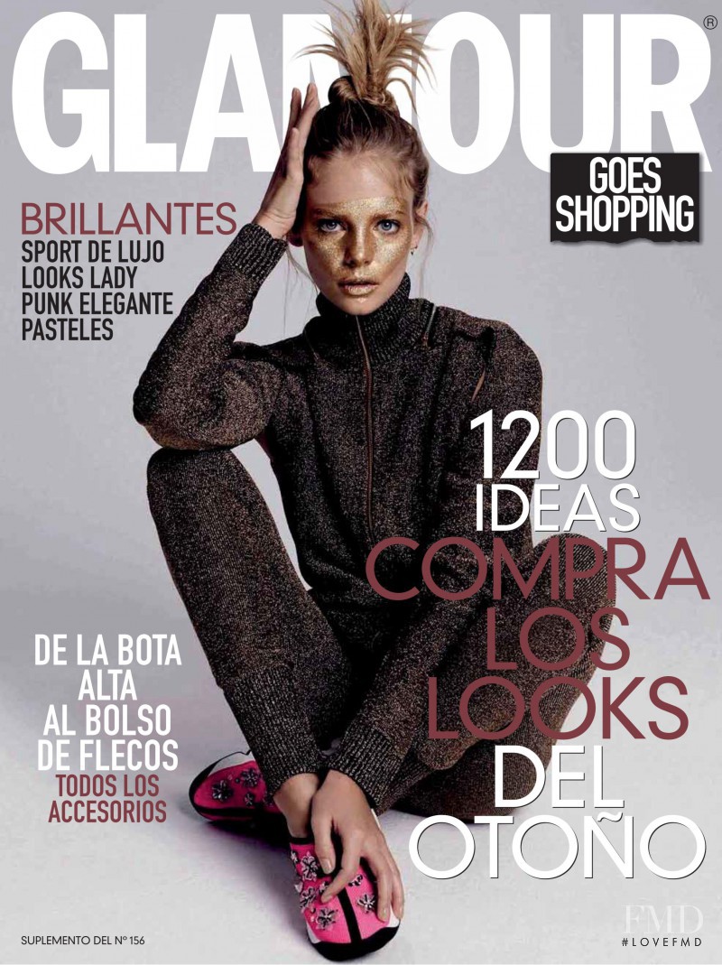 Marloes Horst featured on the Glamour Spain cover from October 2015