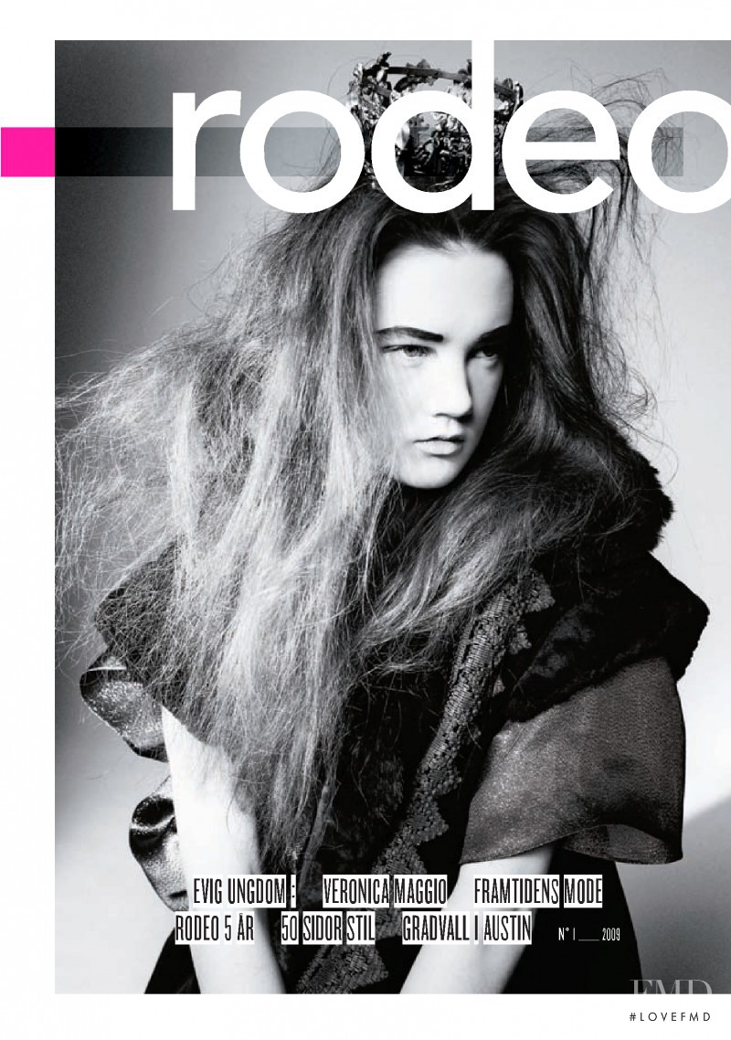 Laragh McCann featured on the Rodeo cover from January 2009