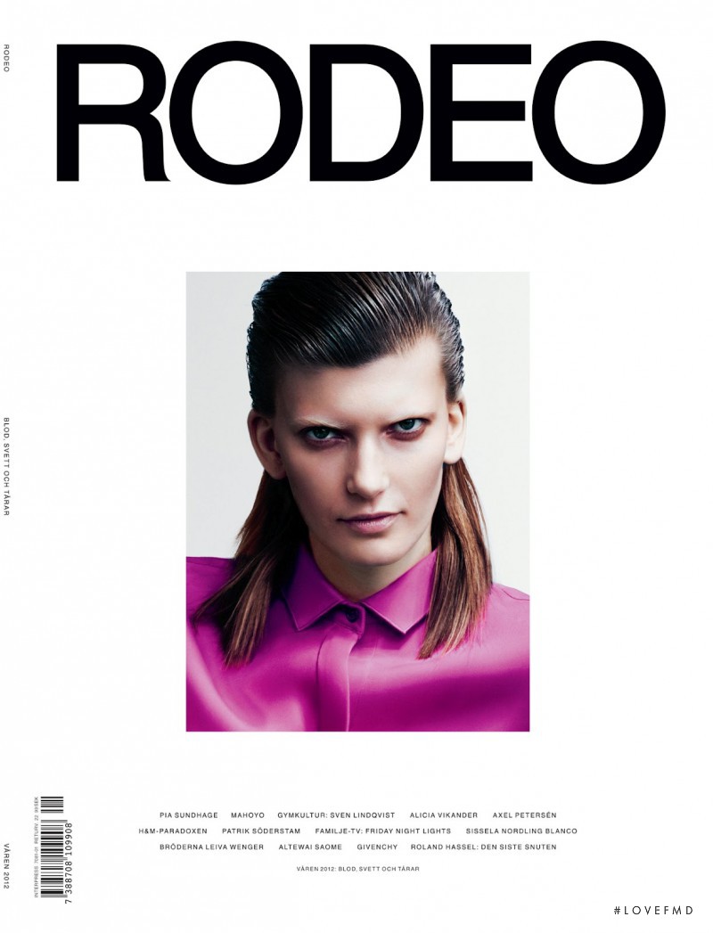 Valerija Kelava featured on the Rodeo cover from March 2012