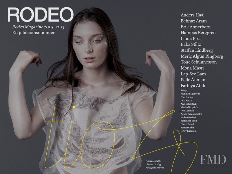 Olivia Matatko featured on the Rodeo cover from March 2013