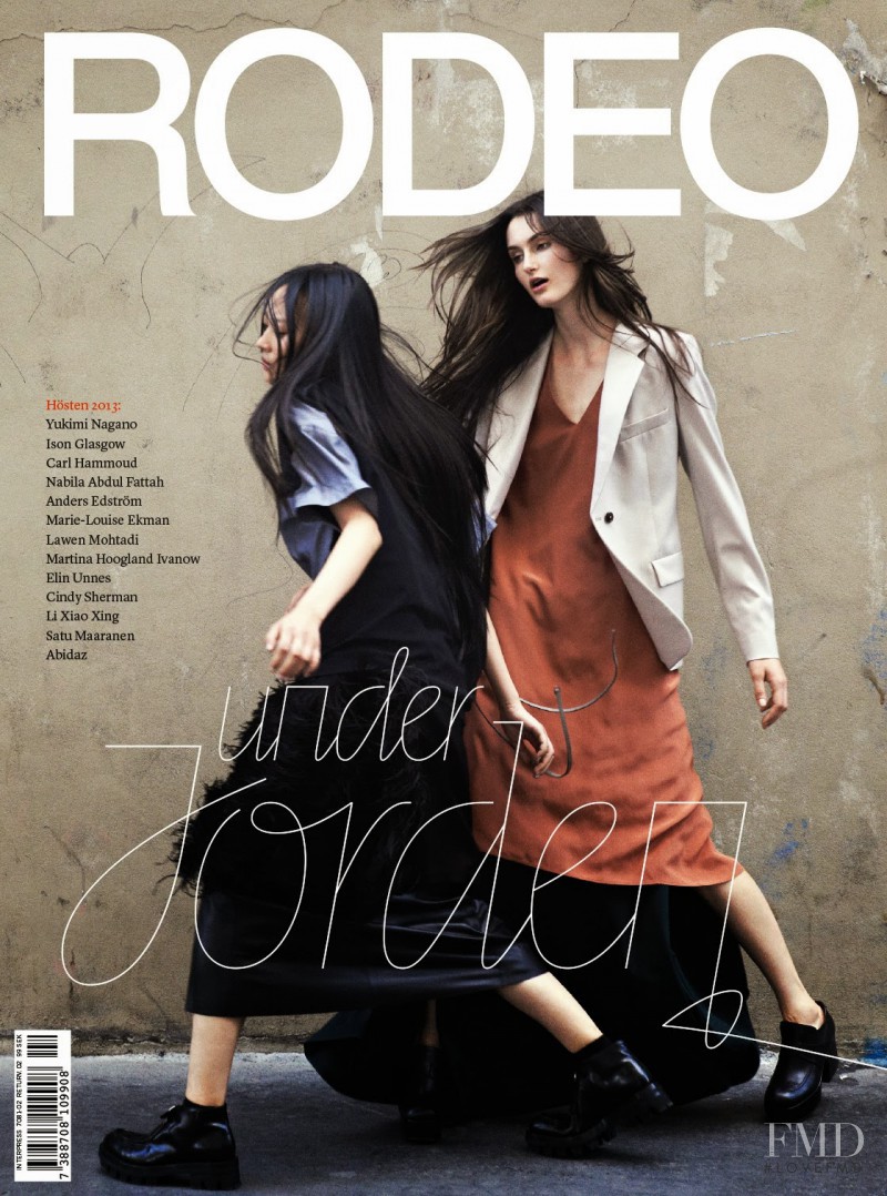 Mackenzie Drazan, Xiao Xing Li featured on the Rodeo cover from September 2013