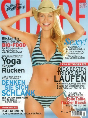 Fiona Brattle featured on the Shape Germany cover from May 2011