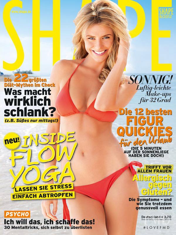  featured on the Shape Germany cover from August 2012