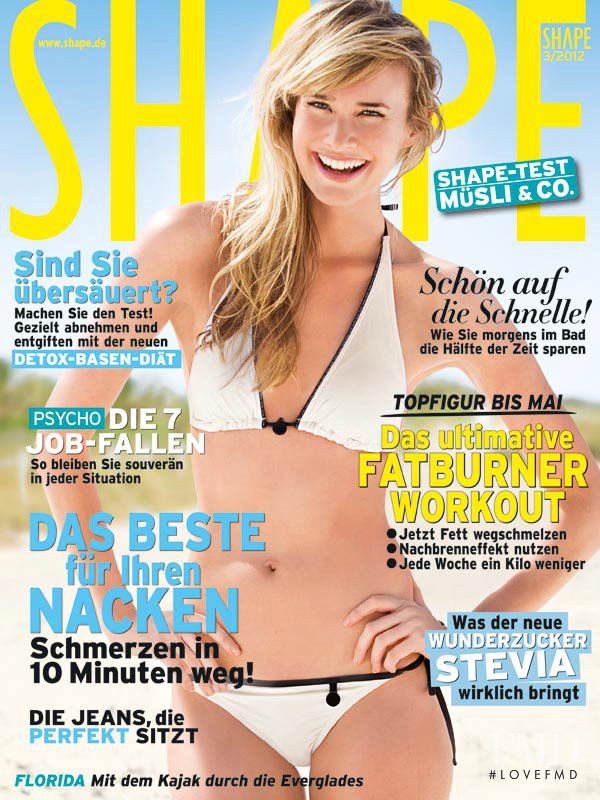 Nikki Lupton featured on the Shape Germany cover from March 2012