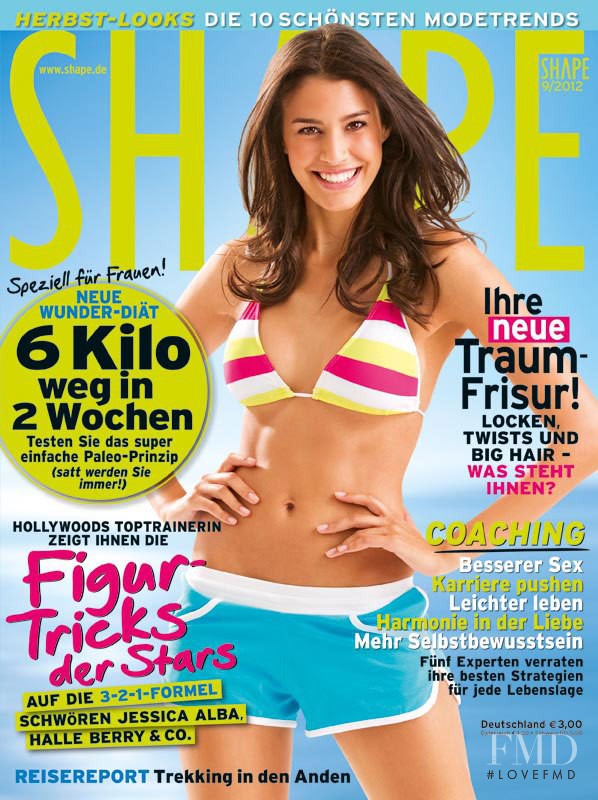  featured on the Shape Germany cover from September 2012