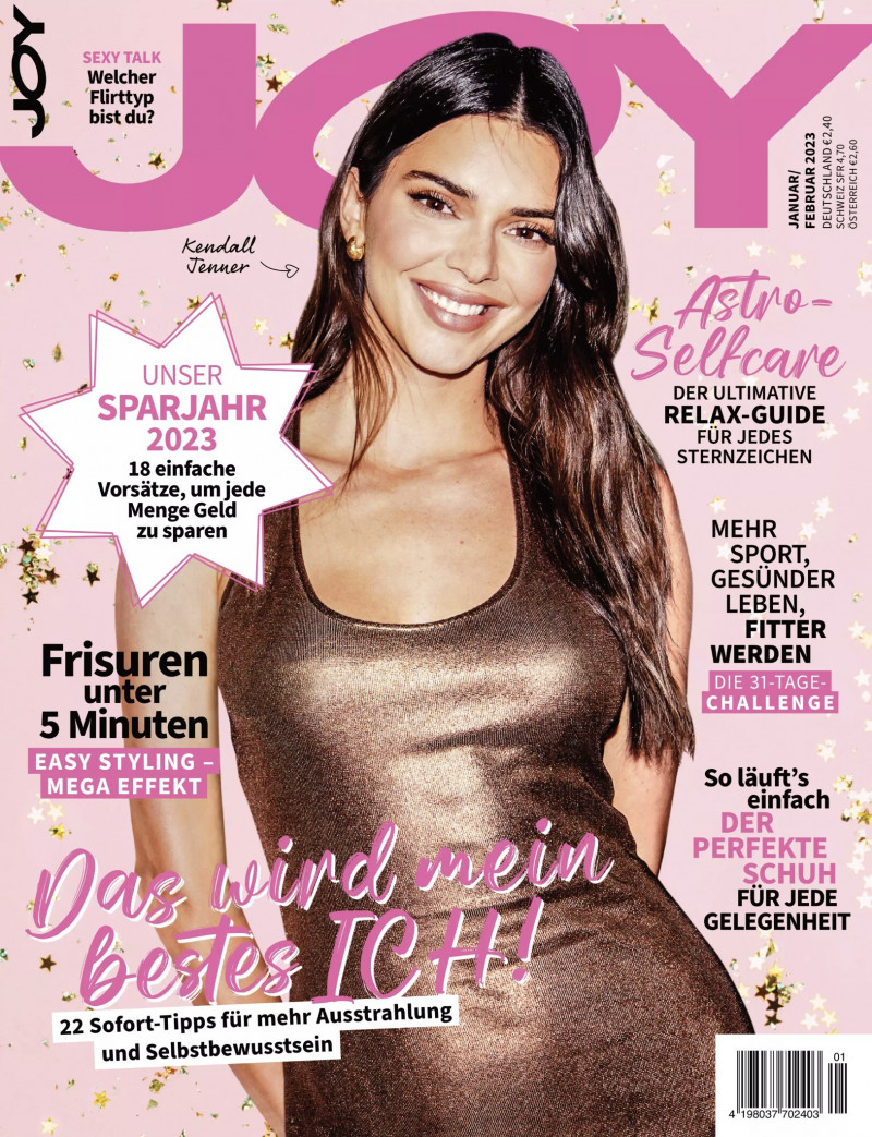Kendall Jenner featured on the JOY Germany cover from January 2023