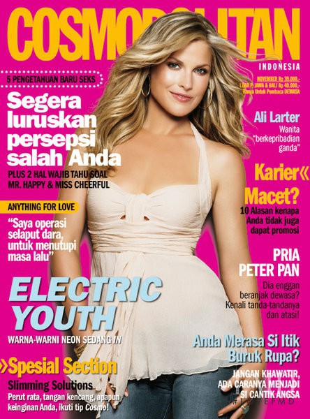 Ali Larter featured on the Cosmopolitan Indonesia cover from November 2007