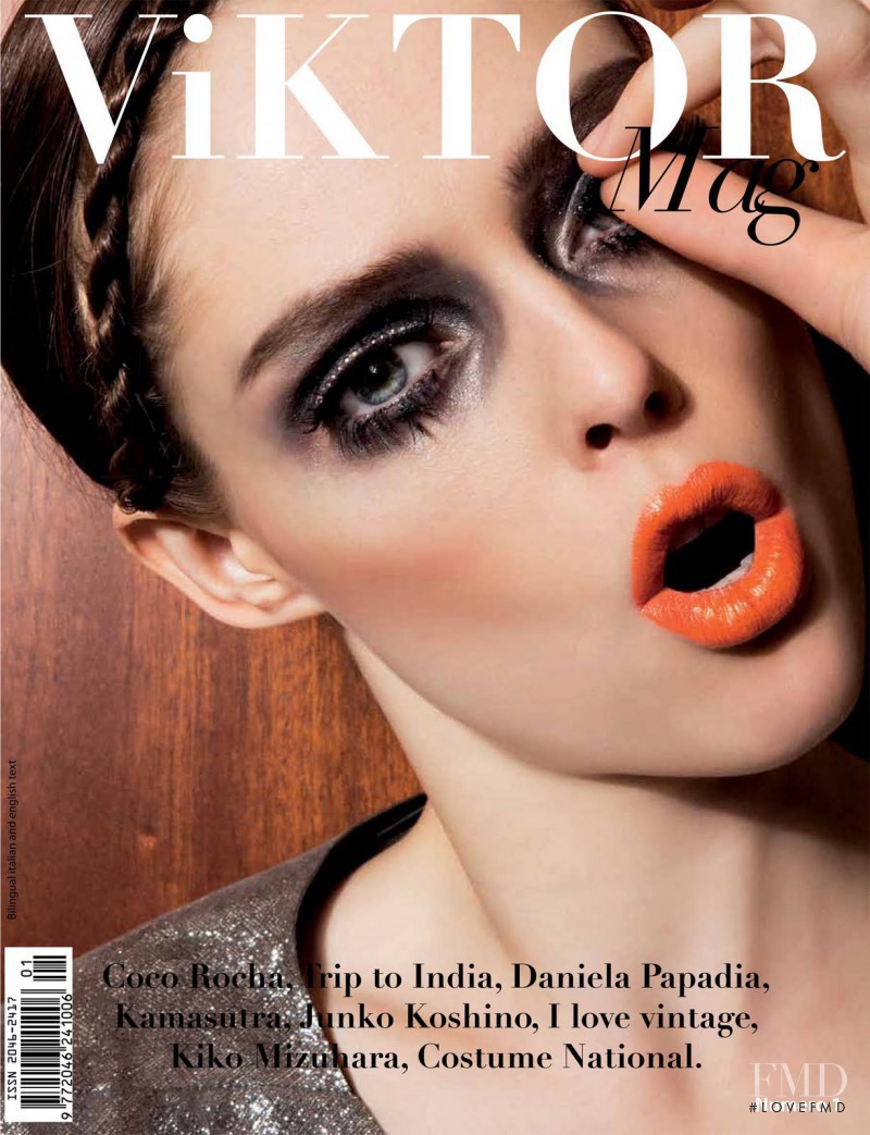 Coco Rocha featured on the ViKTOR Mag cover from March 2011