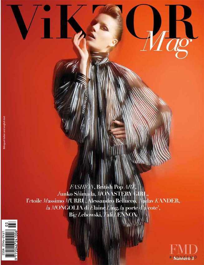 Ieva Laguna featured on the ViKTOR Mag cover from March 2012