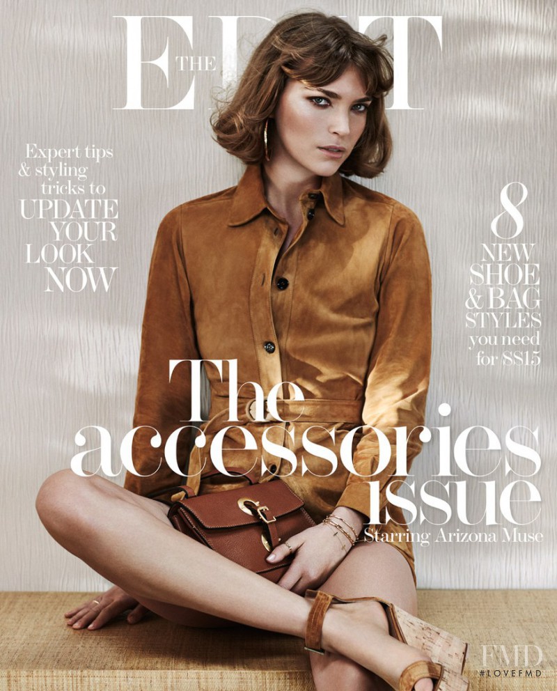 Arizona Muse featured on the Net-A-Porter Magazine cover from March 2015