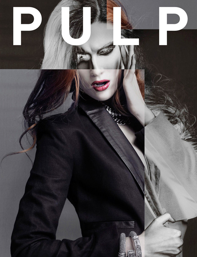 Elise Hélène Gatschene featured on the PULP cover from September 2010