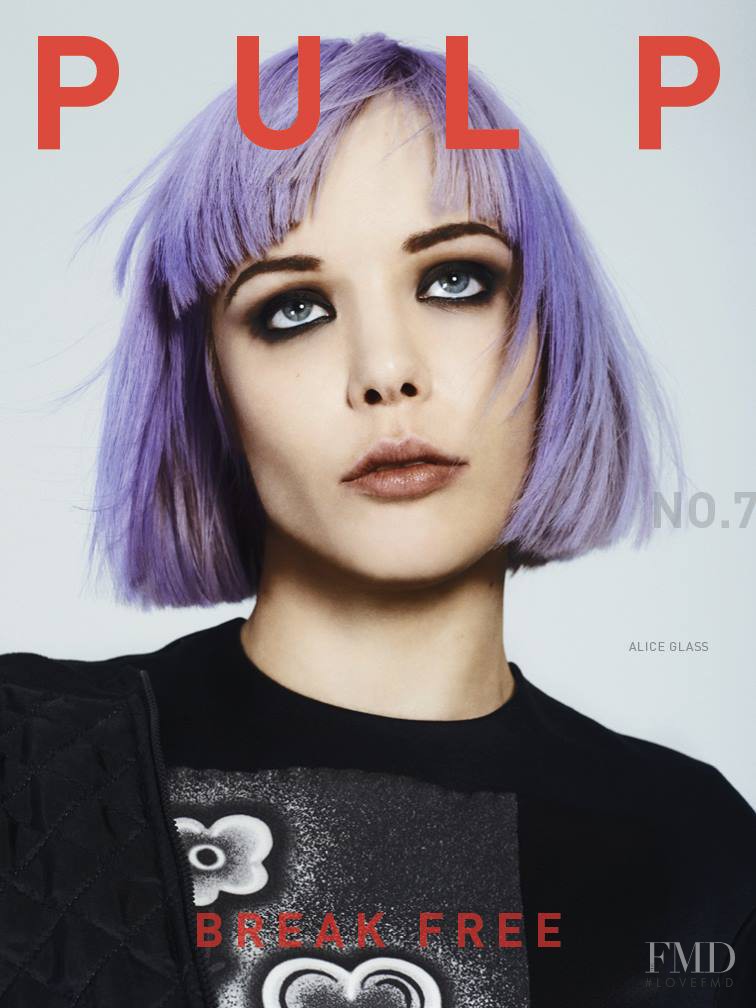 Alice Glass featured on the PULP cover from March 2013