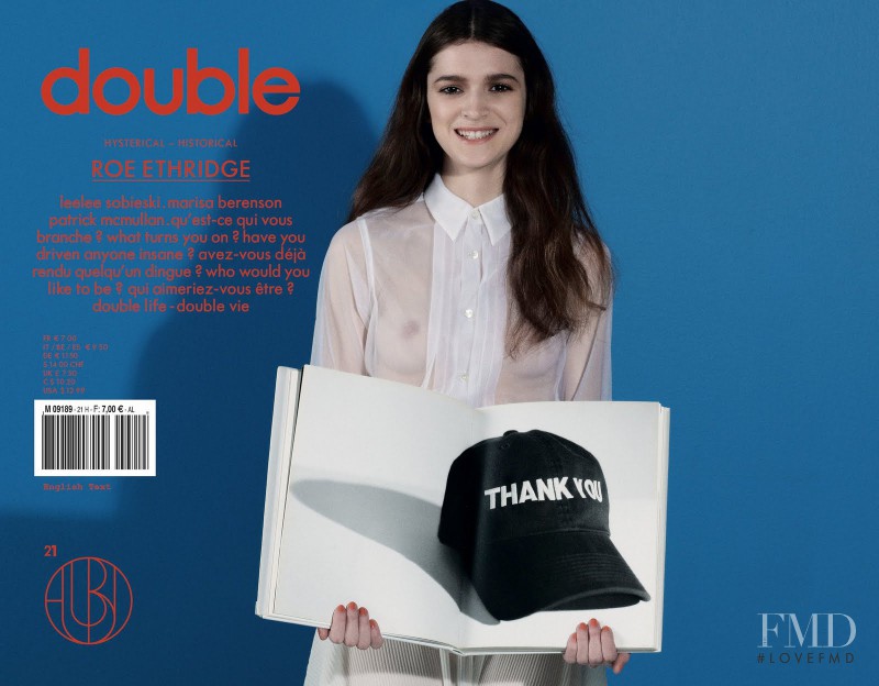 Annabelle Tsaboukas featured on the double Magazine cover from March 2011