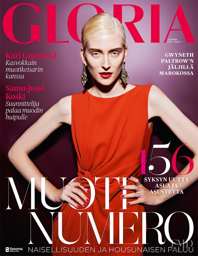 Anu-Maarit Koski featured on the Gloria Finland cover from September 2011
