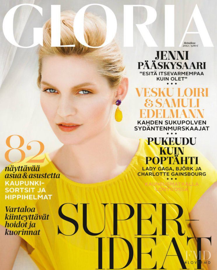 Karolin Wolter featured on the Gloria Finland cover from July 2012