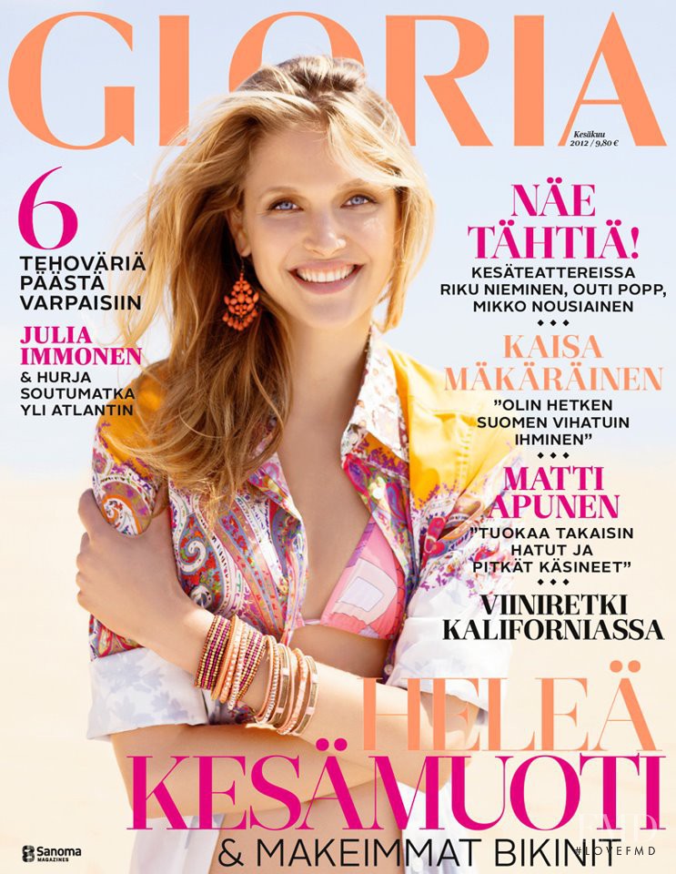 Tabea Kobach featured on the Gloria Finland cover from June 2012