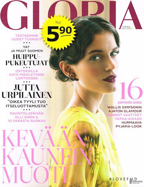  featured on the Gloria Finland cover from May 2012