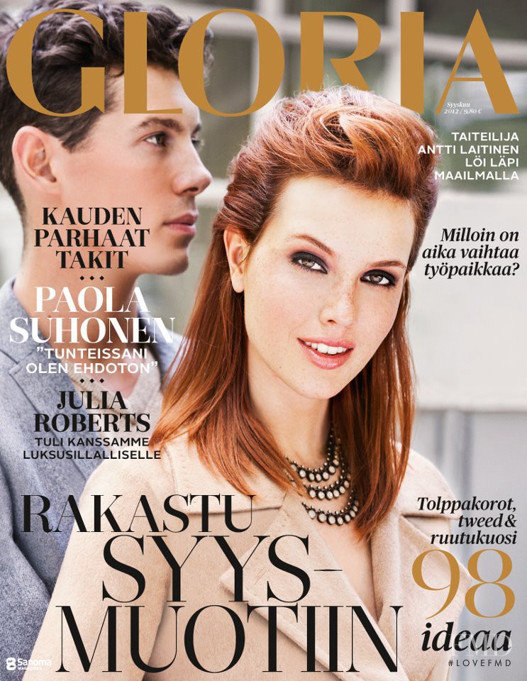 Joseph Turnbull featured on the Gloria Finland cover from September 2012