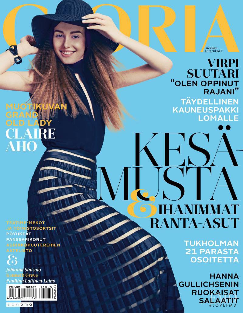 Jasmin Jalo featured on the Gloria Finland cover from June 2013
