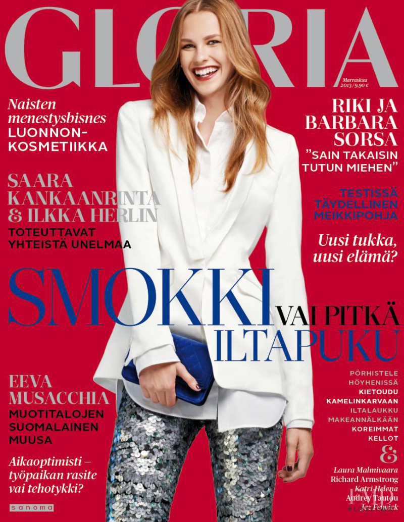  featured on the Gloria Finland cover from November 2013