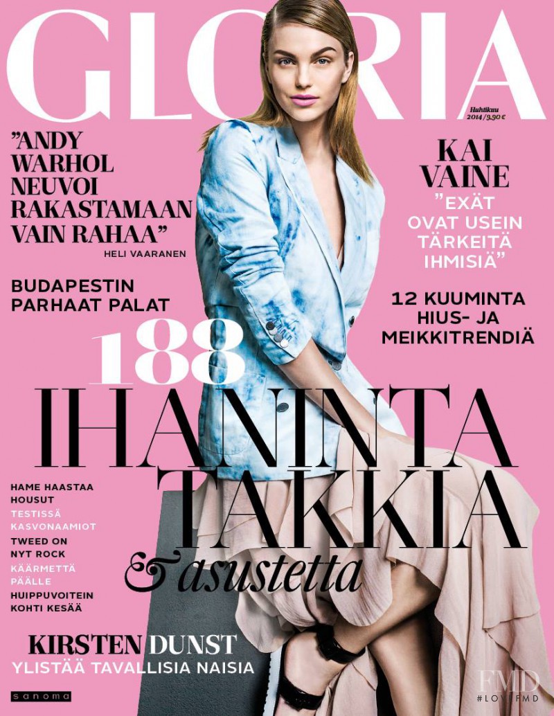  featured on the Gloria Finland cover from April 2014