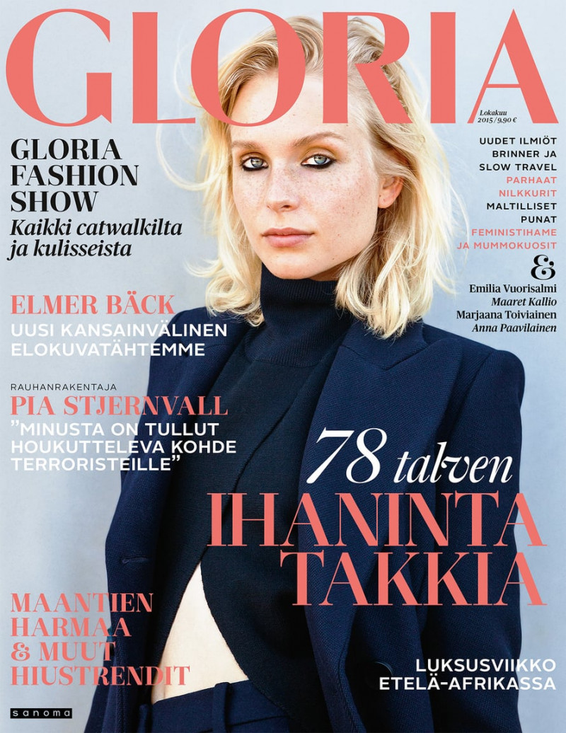  featured on the Gloria Finland cover from October 2015