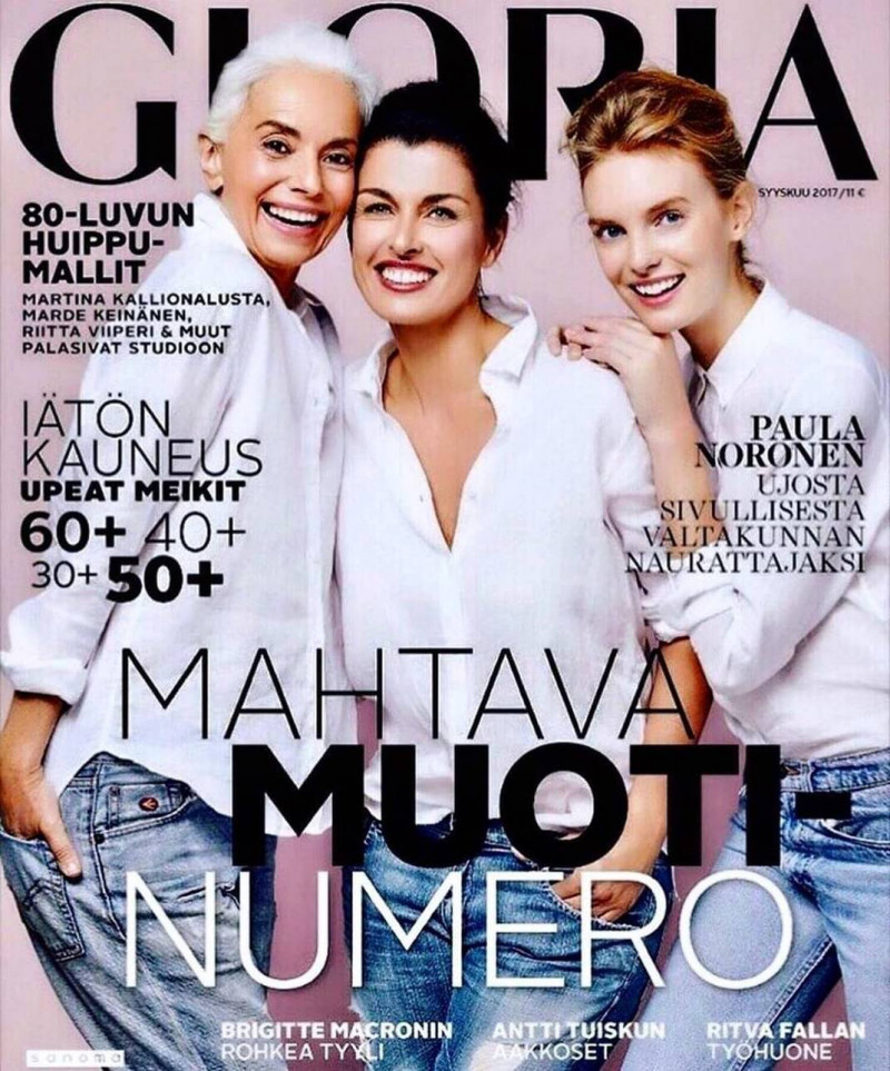 Yazemeenah Rossi featured on the Gloria Finland cover from September 2017