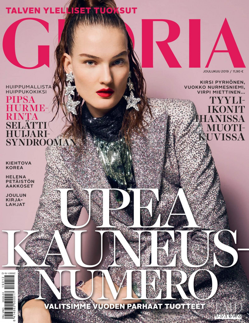 Kirsi Pyrhonen featured on the Gloria Finland cover from December 2019
