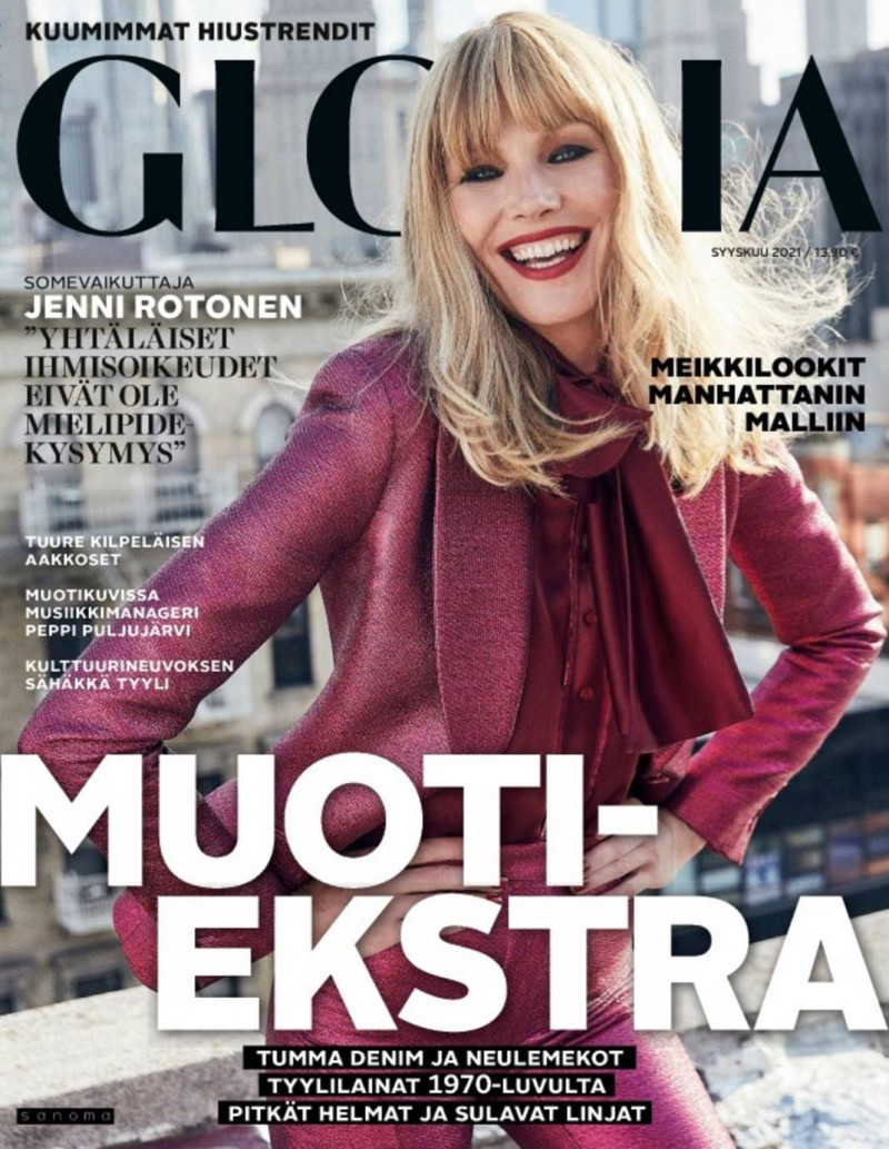Shirley Mallmann featured on the Gloria Finland cover from September 2021
