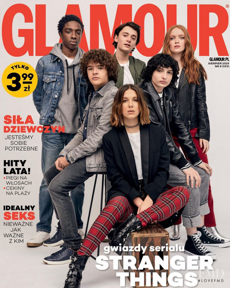  featured on the Glamour Poland cover from August 2019